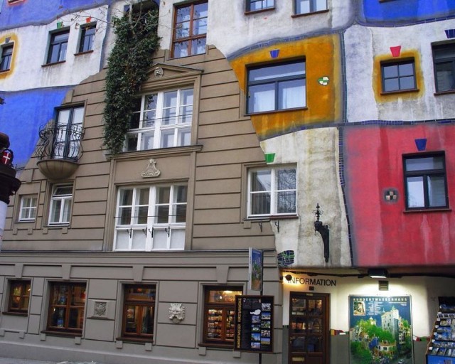 Hundertwassers house in Vienna